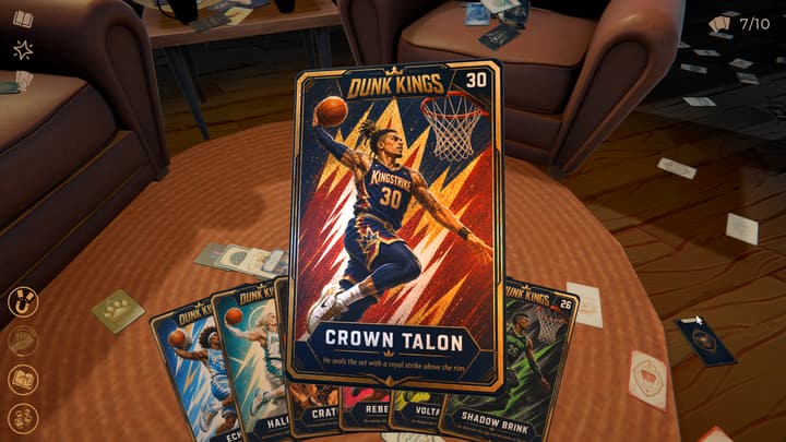 A Crown Talon card from the Dunk Kings set